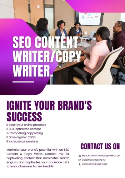 I Will Produce High Quality Content For Your Website, Blog And Articles.